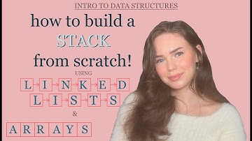 how to build a stack data structure!