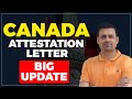 Attestation Letter Confusion | Canada study visa update 2024 | Rajveer Chahal