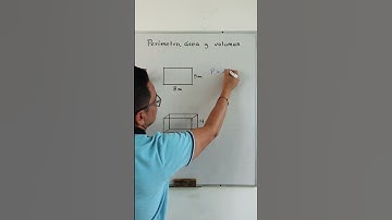 Perímetro, área y volumen. Rectángulo y prisma rectángular #math #matematicas #Grajeda