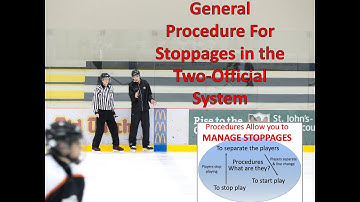 General Procedure for Stoppages in the Two-Official System