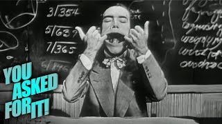 The Jaw-Dropping Talents of the 'Rubber Mouth' Man (1950s) | You Asked For It