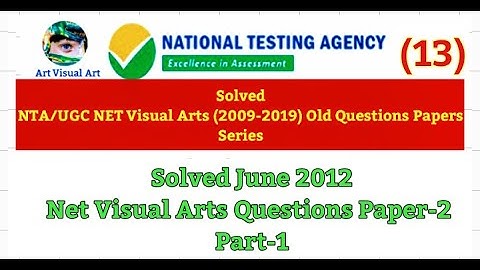 Net Visual Arts Solved June2012 Questions Paper-2 Part-1