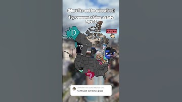 Top comment claims a state! | Part 14 | ItaliaMapping #fypシ゚viral #mapping #mapper #geography #map