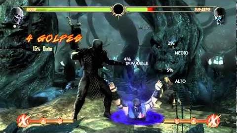 MK9 - Noob Saibot Combo Variable Opportunity Reset 100% 3 Bars