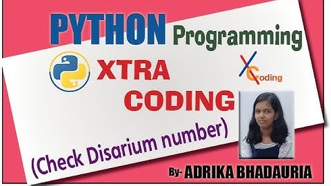 PYTHON:  Check whether a number is disarium or not using python