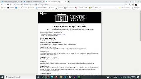 Distributing a survey in Qualtrics