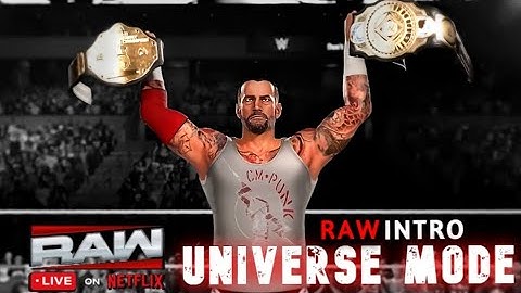 EPIC WWE RAW Custom Intro 🔥 WWE 2K25 Universe Mode