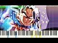 Dragon Ball Super OST - Ultra Instinct (Clash of Gods) | Piano Tutorial