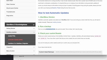 UberMenu 3 - Automatic Updates Beta Testing