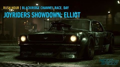 Rush hour blackridge channel race, day | joyriders showdown :- Elliot |NFS no limits gameplay videos