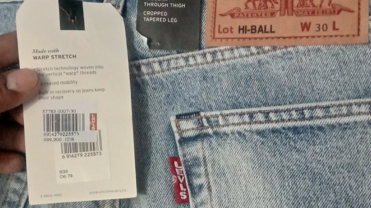 Levis tapered HII-BALL ROLL Swing man ORIGINAL - YouTube