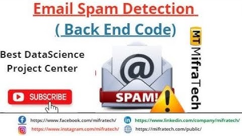 Email Spam Detection  (Back End Code) Mifratech#bestmlproject#bestelproject#latestdatascienceproject