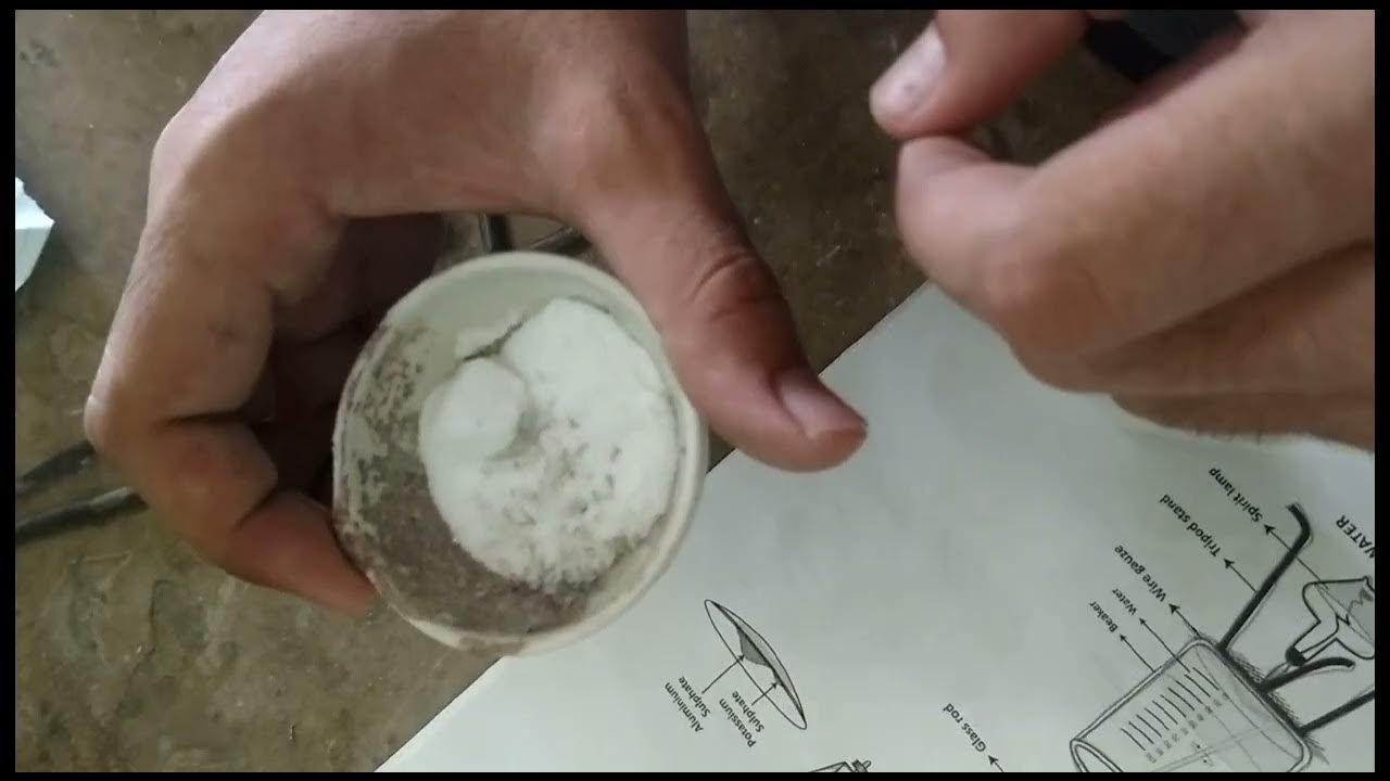 experiment 6 preparation of potash Alum YouTube