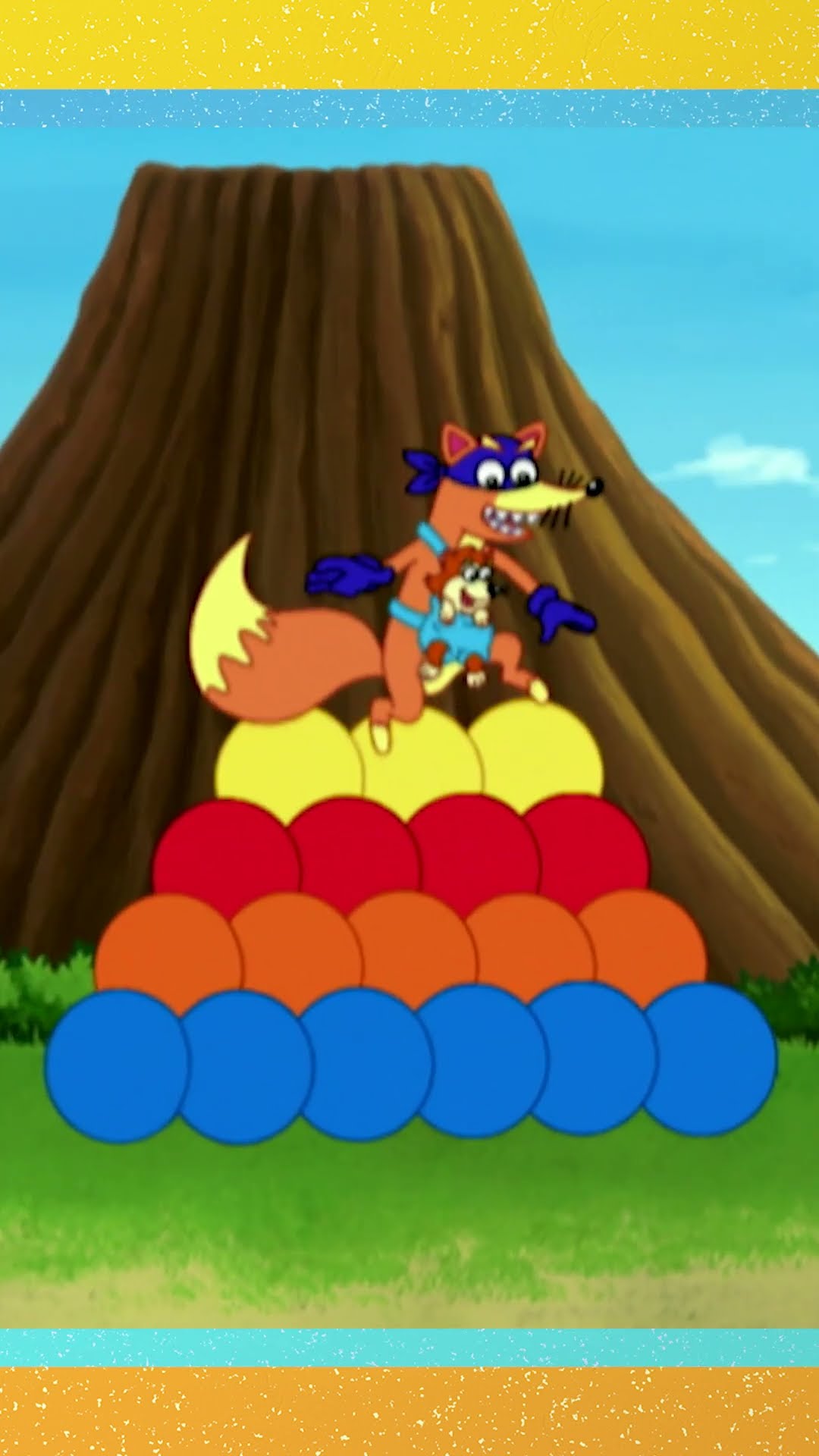 ¡Zorro ayuda a un zorro bebé! #shorts
