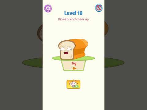 Brain Test: Tricky Puzzle level 1.(Make bread cheer up) #shorts #youtubeshorts #ytshorts