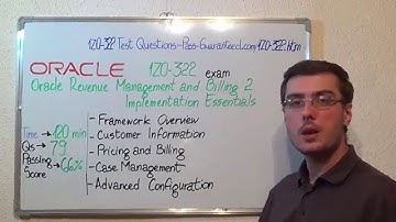 1Z0-322 – Oracle Exam Billing 2 Implementation Test Essentials Questions