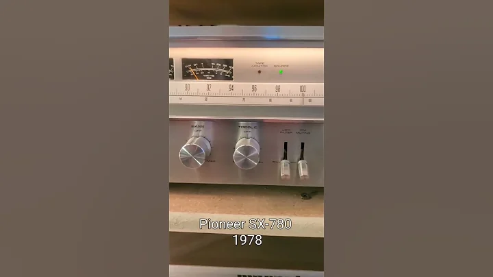 The Legendary Pioneer SX 780 Stereo Receiver...My Vintage Audio