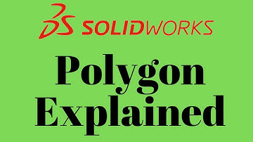 Polygon in solidworks (Detailed in 1 minute) | Tutorial # 17