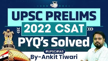 UPSC Prelims 2022 CSAT PYQ