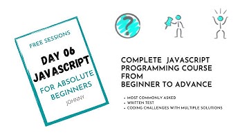 JavaScript Tutorial for Beginners - Full Course | JavaScript Basics Crash Course | Day 06