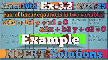 Class 10th Math | Chapter -3 | Example 4 | Substitution Method | NCERT Solutions | 2024 - 25