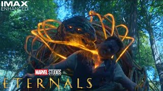 Eternals Vs Deviants - Eternals Fight Scene | Gilgamesh Death Scene - 1080p IMAX Enhanced