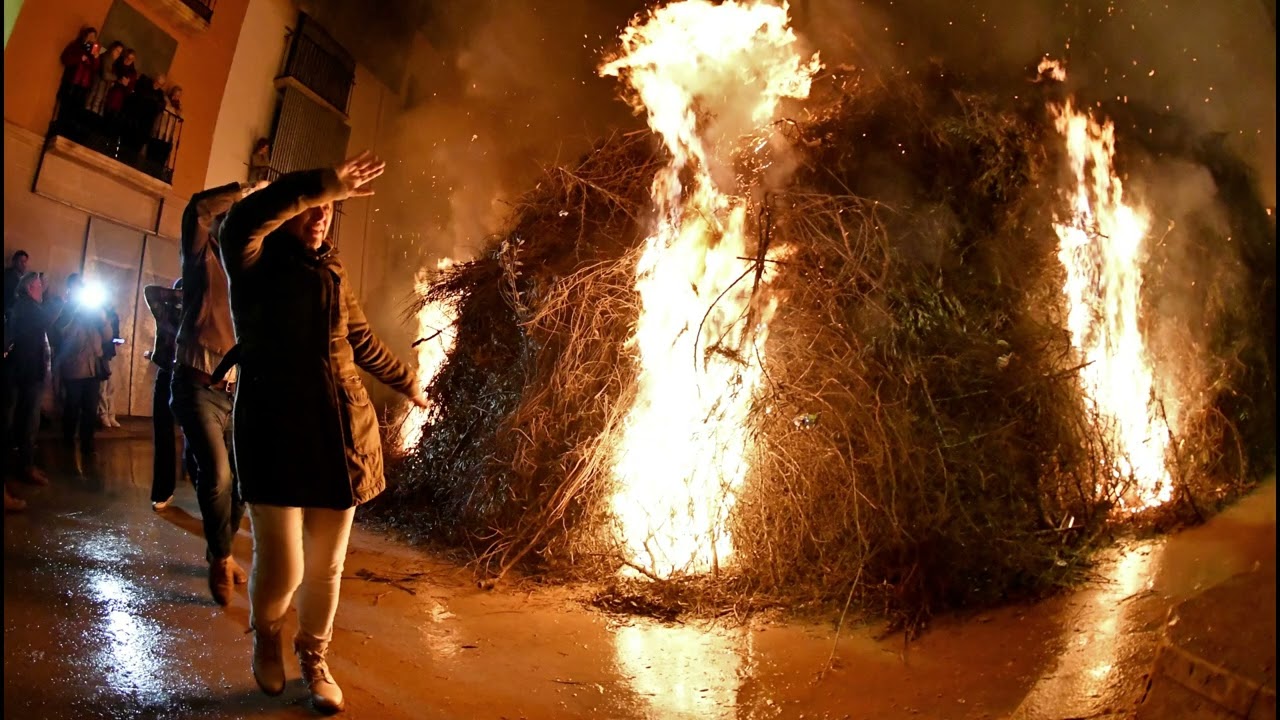 Hoguera de San Sebastián. Castelserás, 2026
