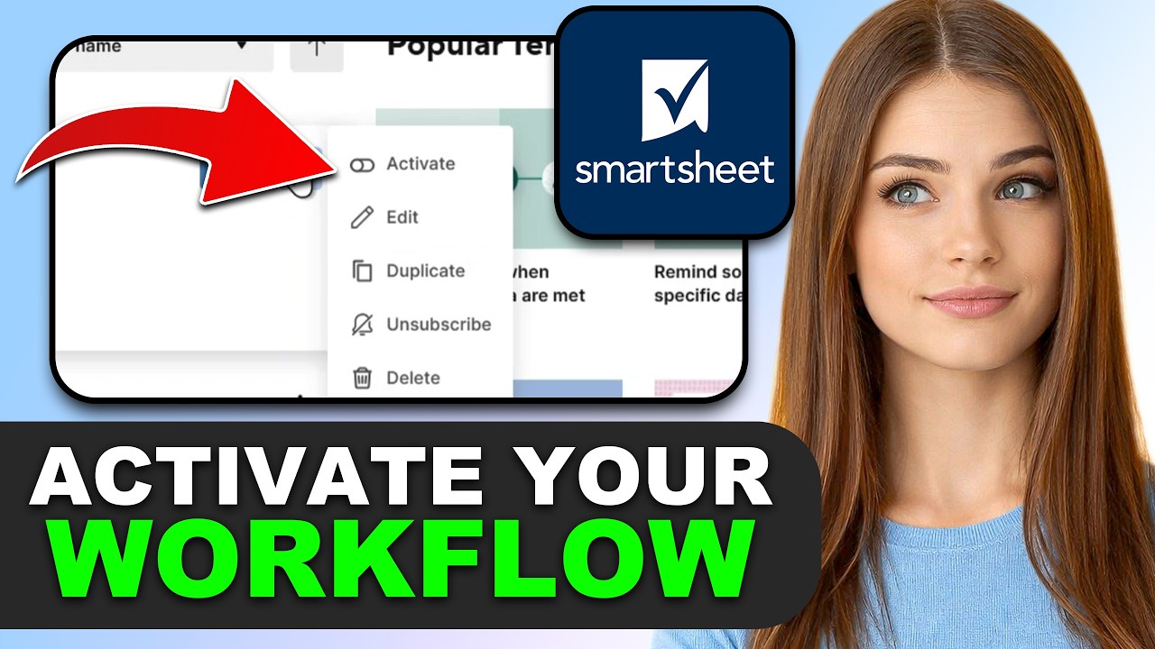 How to Activate Your Workflow in Smartsheet in 2026 - YouTube