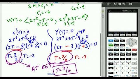 09.06 (BC Only) Particle Motion with Parametric and Vector-Valued Functions