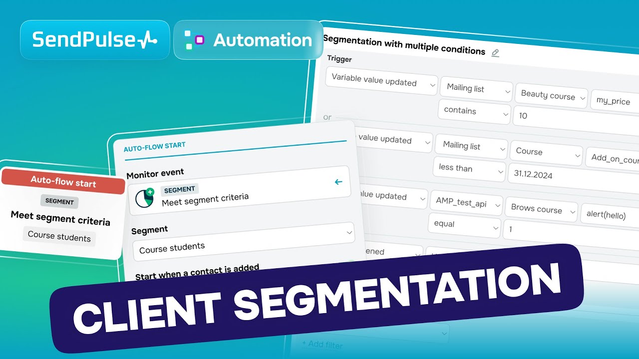 How to segment subscribers by activity and preferences in SendPulse ...