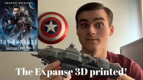 3D Printing the Rocinante from The Expanse and review!