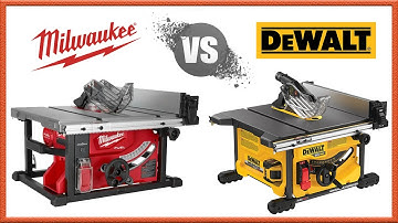 Milwaukee vs Dewalt Table Saw - Dewalt DCS7485 vs Milwaukee 2736-20