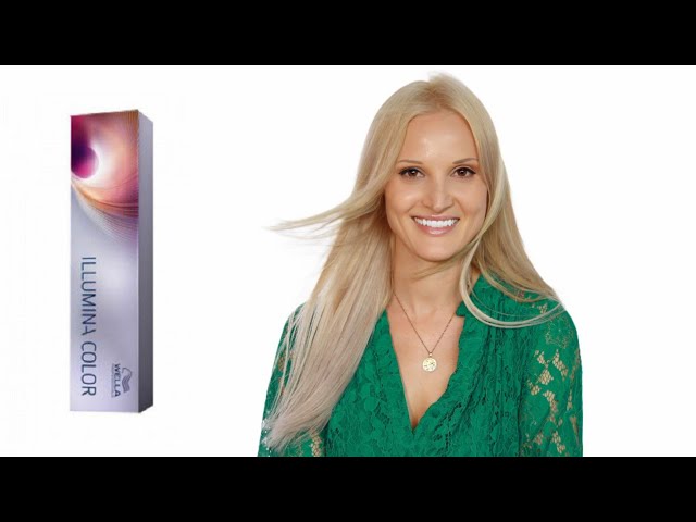 Fine BLONDE hair WELLA ILLUMINA COLOR 10/36 + BLEACHWASH - YouTube