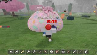 I FOUND AN EASTER BAG in 99 Nights in The Forest ROBLOX 🐣🎮