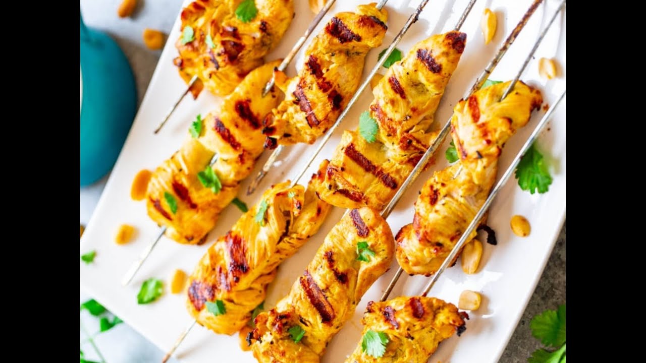 Chicken Satay With Peanut ButterQuick & Easy Chicken Satay YouTube