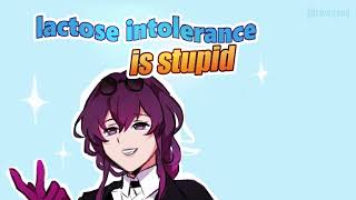lactose intolerance is stupid
grumble
Original Meme: https://twitter.com/rewuyuu/status/1659684962176516097
Kafka VO by Flay
https://www.youtube.com/channel/UC6kHFiW4ItKx8wAOpfT5xKQ
Blade VO by ItsMeTera
https://www.castingcall.club/ItsMeTera
Music: Accumula Town Drums Theme - Pokémon Black & White lactose intolerance is stupid