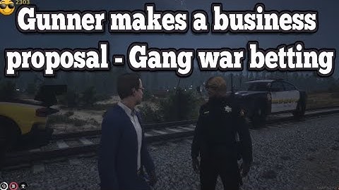 Gunner makes a business proposal -  Gang war betting| No-Pixel 3.1