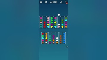 BALL SORT PUZZLE LEVEL 534