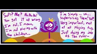 Purple has a soft side?///AvM comic screenshot 4