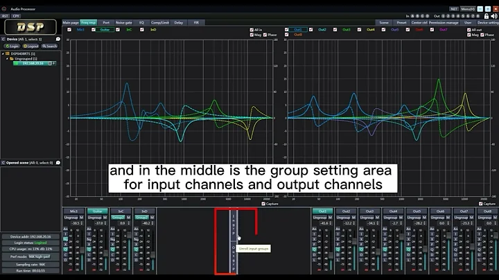 Nuoxun Audio DSP Audio Processor Control Software Introduction