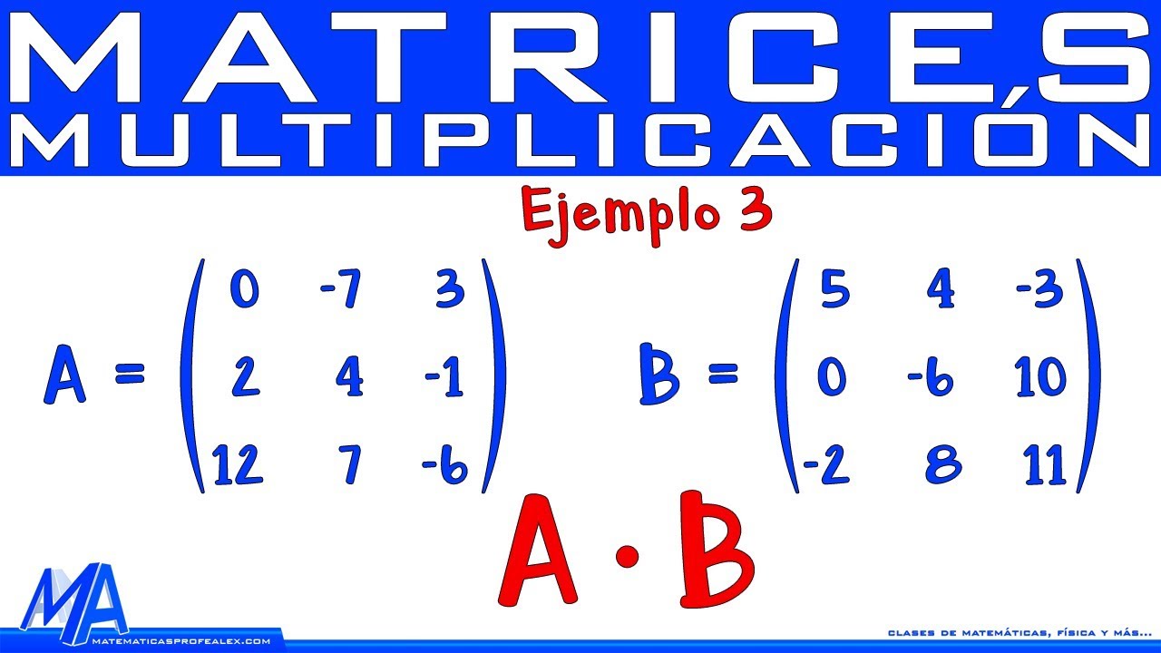 Multiplicacion entre matrices