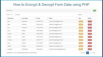 How to Encrypt & Decrypt Form Data using PHP Ajax - 2