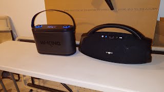 W-King X20 vs H10 🛠 Garage Battle of Sibling Boombox Speakers With Different EQ Settings