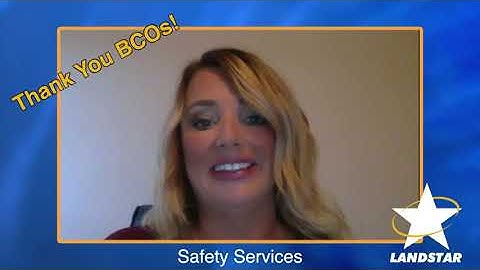 Thank You Landstar Owner-Operators