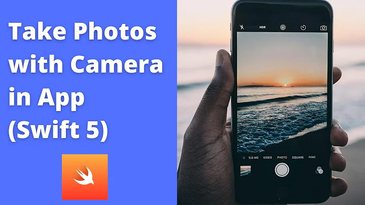 Take Photos with Camera in App (Swift 5) - Xcode 11, 2020 - iOS Development