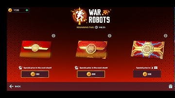 War Robots Special Delivery | All 3 Special Prizes Crate Opening - Lunar New Year (March 2021)