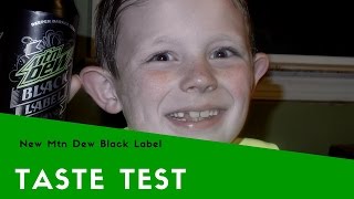 Soda Review: New Mt Dew Black Label taste test Vlog#19 03/23/16