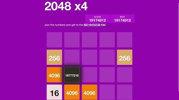 2048 tiles  2 to 1048576