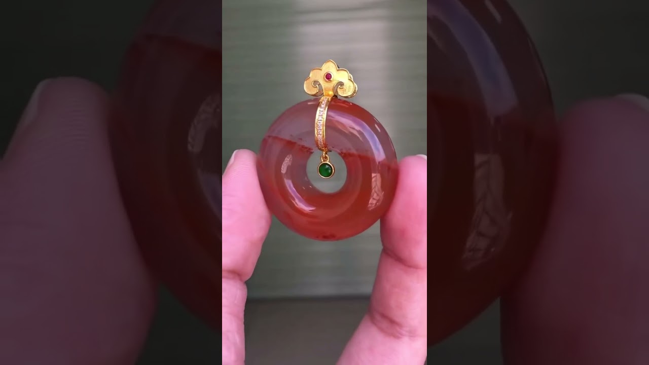 Zodiac Energy Boost: Red Agate Donut for Focus & Wealth!”