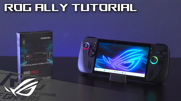 ROG Ally Tutorial Video - how to replace and upgrade an SSD